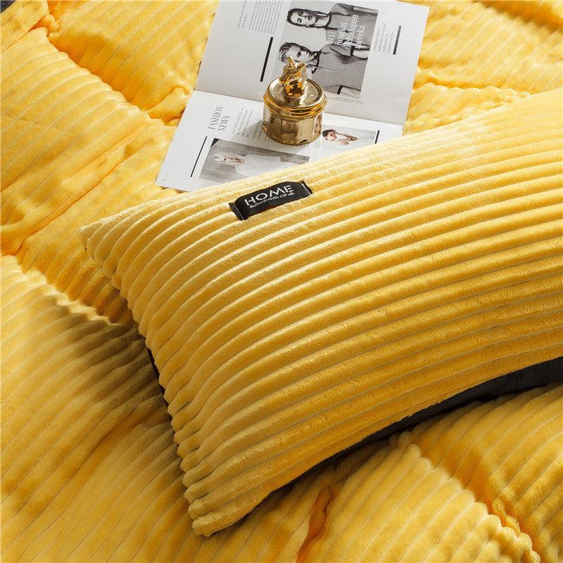 Kit de Fronhas Extras de Veludo HOME
