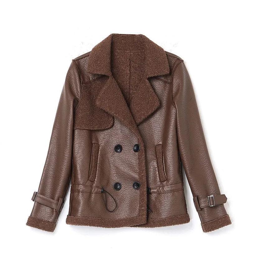 Jaqueta Catherine™ Dupla Face Estilo Sobretudo / Design Clássico, Chique e Versátil para os Melhores Dias de Inverno!