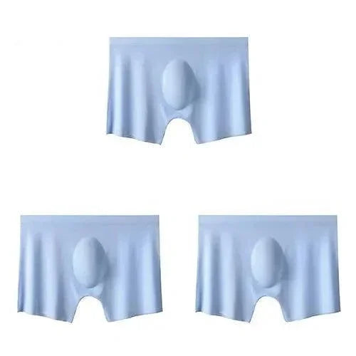Kit com 3 Cuecas Boxers Antiodor e Antibacterianas Ice Man™ em Seda Gelo / As campeãs em Frescor, Elasticidade e Conforto!