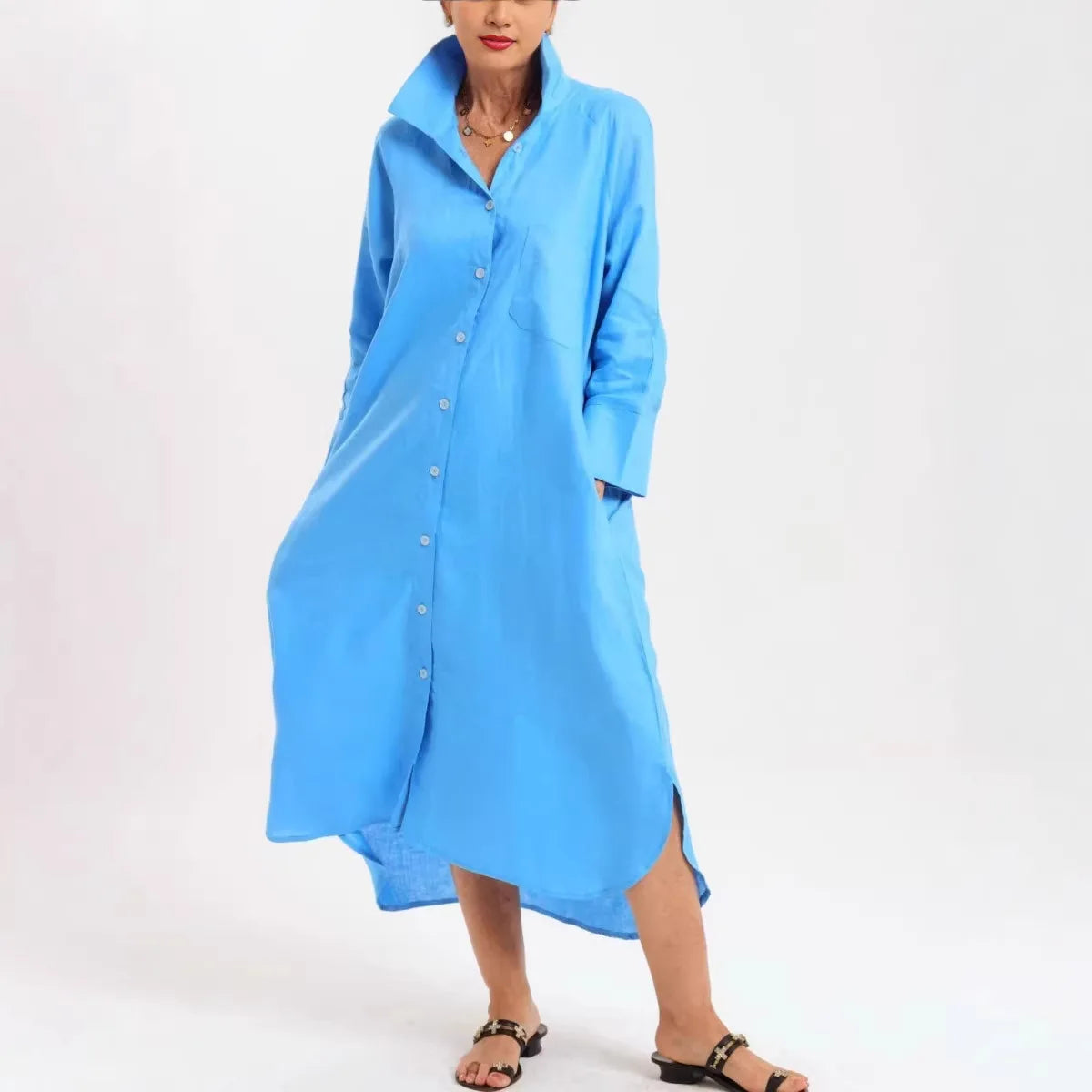 Vestido Arthea™ com Corte Clean e Toque Refinado