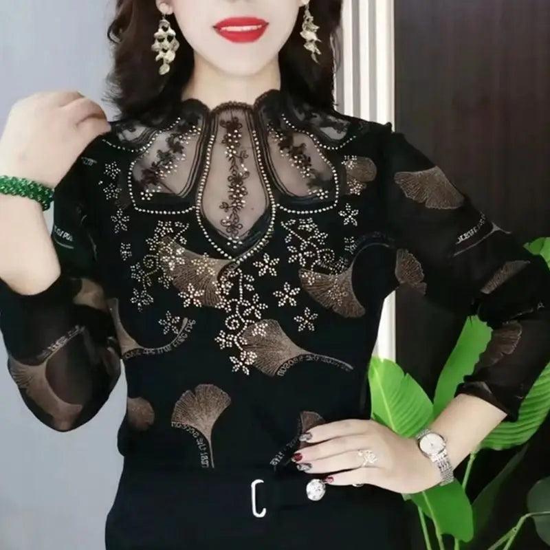 Blusinhas Nuance™ / Sofisticação da Renda e Estampa Floral!