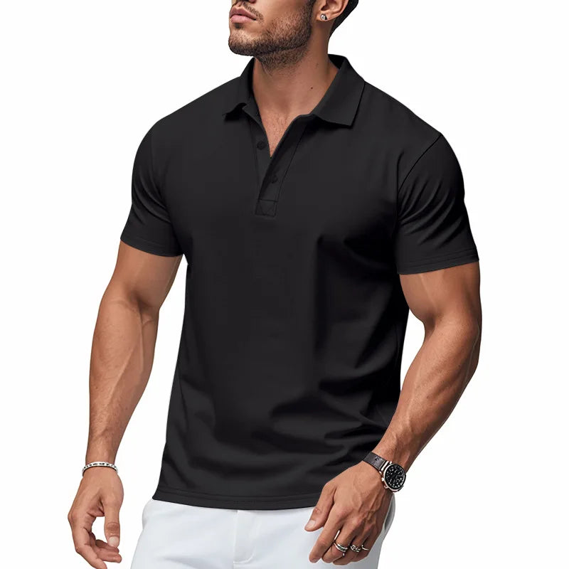 Polo Dalmor™ com Modelagem Slim e Estilo Minimalista