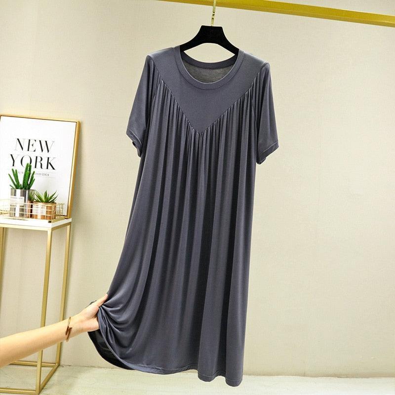 Vestido Emma™ Estilo Camisola em Modal