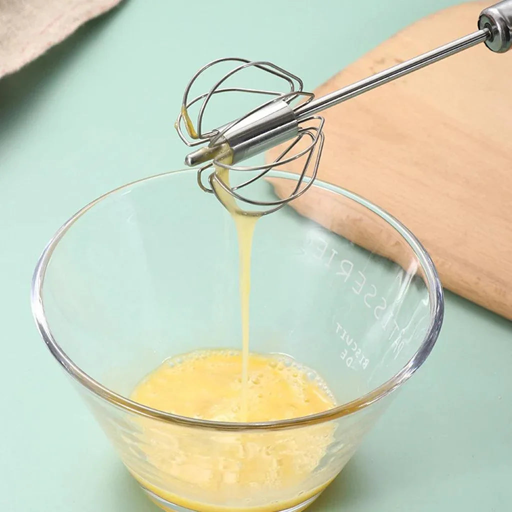 ( Compre 1 e Leve 2) Misturador Semiautomático MixFácil™ em Aço Inoxidável / A Praticidade que Transforma o Preparo!