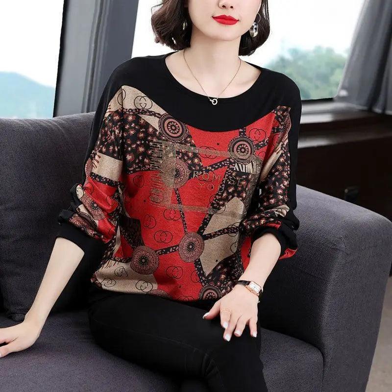 Blusa Luísa™ com Detalhes Abstratos / Sofisticação e Conforto para a Mulher Contemporânea!