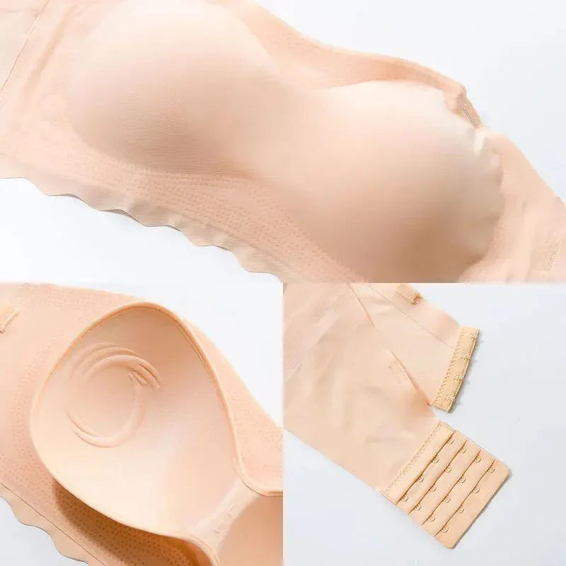 Kit com 4 Sutiãs SoftLift™ em Seda Gelo / Os Únicos Que Você Escolhe se Quer Usar Com ou Sem Alça!