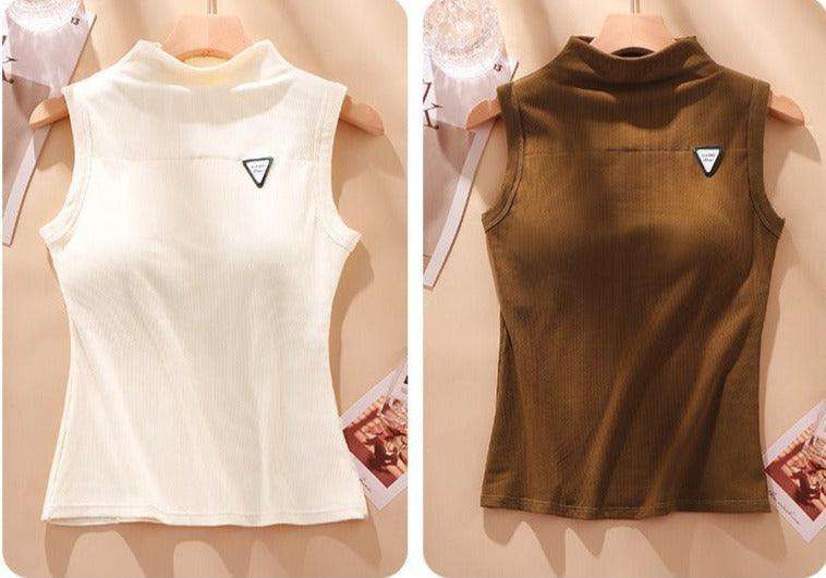 (Promoção Compre 2, Leve 3) Regatas Chic Summer™ com Bojo Embutido e Malha Viscoelástica / Conforto e Elegância para o Verão!