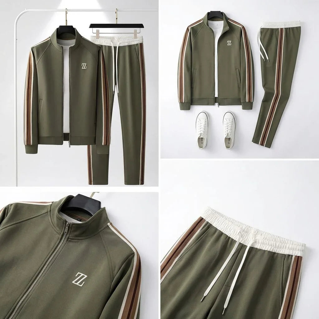 Conjunto Cortéz™ em Malha Premium Esportiva e Design Mininalista