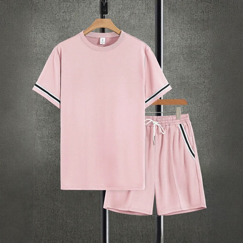 Conjunto Nexor™ com Detalhes Contrastantes e Estilo Casual Esportivo