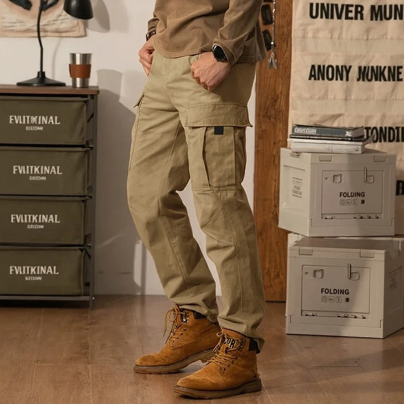 Calça Cargo Northven™ Com Visual Tático e Bolsos Funcionais