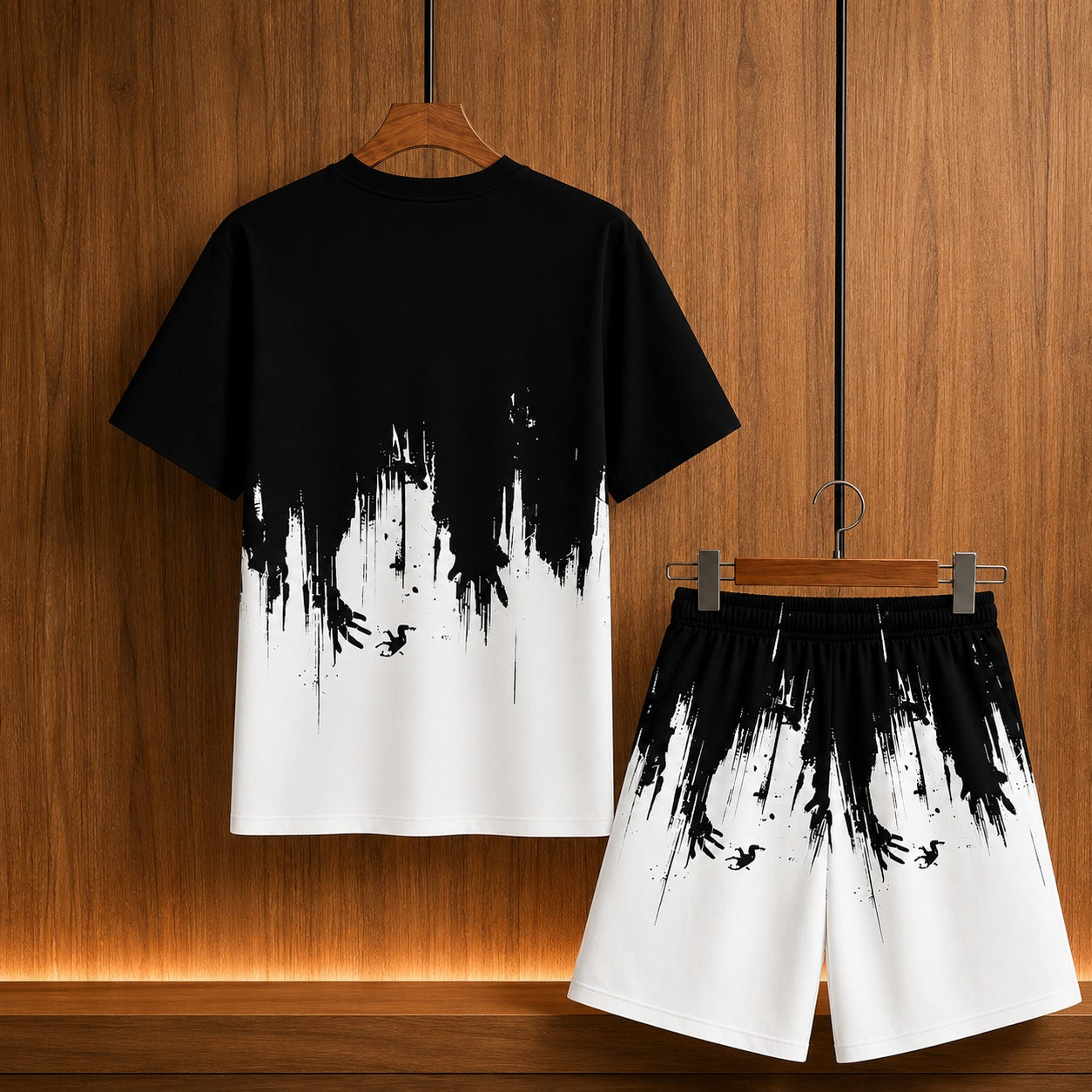 Conjunto Kingston™ em Malha Premium com Estampa Artística