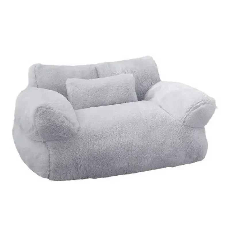 Sofá Pet Modern House™ em Pelúcia Premium / Conforto e Elegância para Seu Pet Descansar com Estilo!