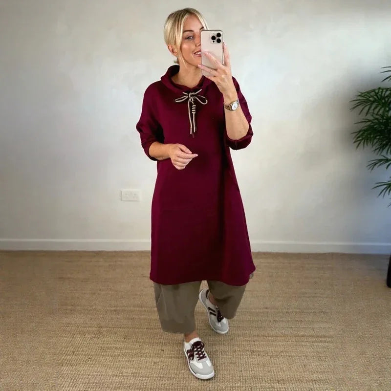 Moletom Dalen™ Estilo Vestido com Design Urbano