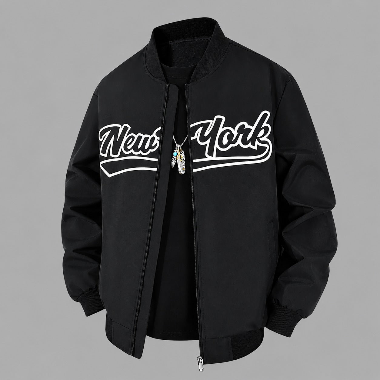 Jaqueta Bronx™ com Estilo Varsity com Caimento Moderno