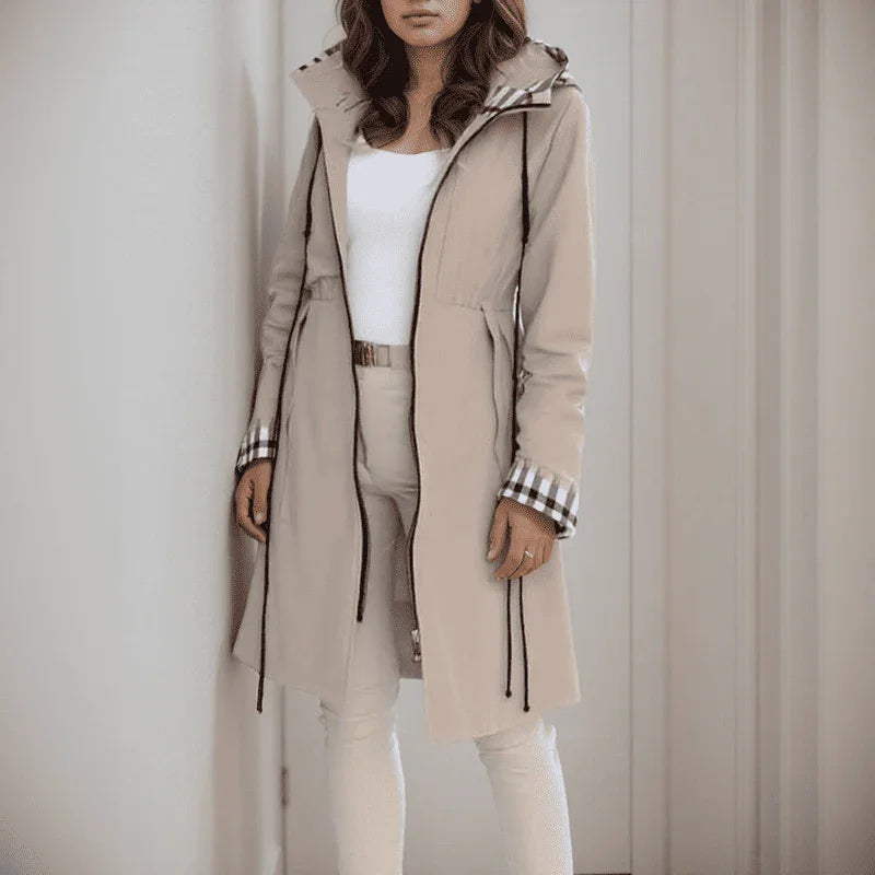 Casaco Cambridge™ com Recortes Urbanos e Detalhes Premium / Um Toque Britânico no Seu Visual de Inverno!