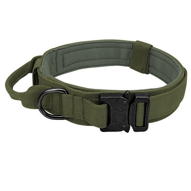 Coleira Tática Militar Para Cães Ultra Reforçada