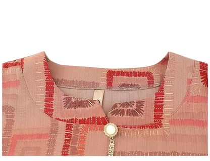 Conjunto Harmonia™ com Estampa Retrô-Chic / O Equilíbrio Perfeito Entre Estilo e Conforto Diário!