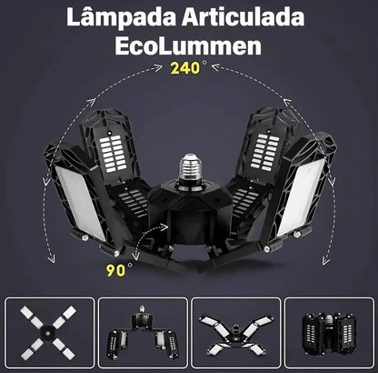 Lâmpada Articulada EcoLumem™ Iluminação LED de Alto Rendimento! (Promoção de Lançamento: Adquira a sua e leve 2 Arandelas Solares de Graça)