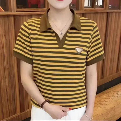 Kit com 3 Polos Demeter’s™ Estilo Clássico / A Polo Essencial para o Guarda-Roupa da Mulher Elegante!