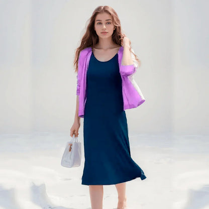 Blusinha Estilo Cardigan AmeliaSunset™ - Moda Verāo Outono com Frescor e Proteção UV