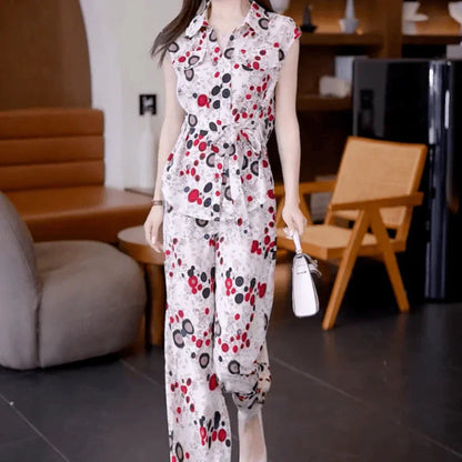 Conjunto Belle Vue™ em Chiffon Premium / O Conjunto Chique Desenhado para Mulheres Modernas!