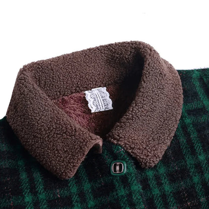 Casaco Xadrez Boston™ com Forro de Ultra Macio / Sinta o Abraço do Inverno com Elegância e Conforto