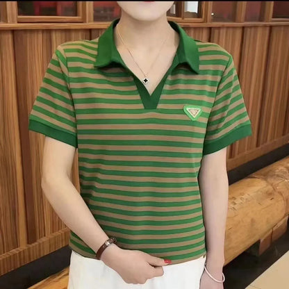 Kit com 3 Polos Demeter’s™ Estilo Clássico / A Polo Essencial para o Guarda-Roupa da Mulher Elegante!