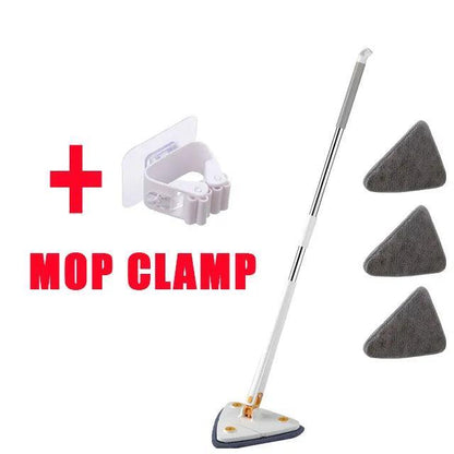Rodo Mop 360° - Limpa Max / Com 3 Panos Extras! Nunca Foi Tão Prático Fazer a Limpeza De Seus Ambientes!