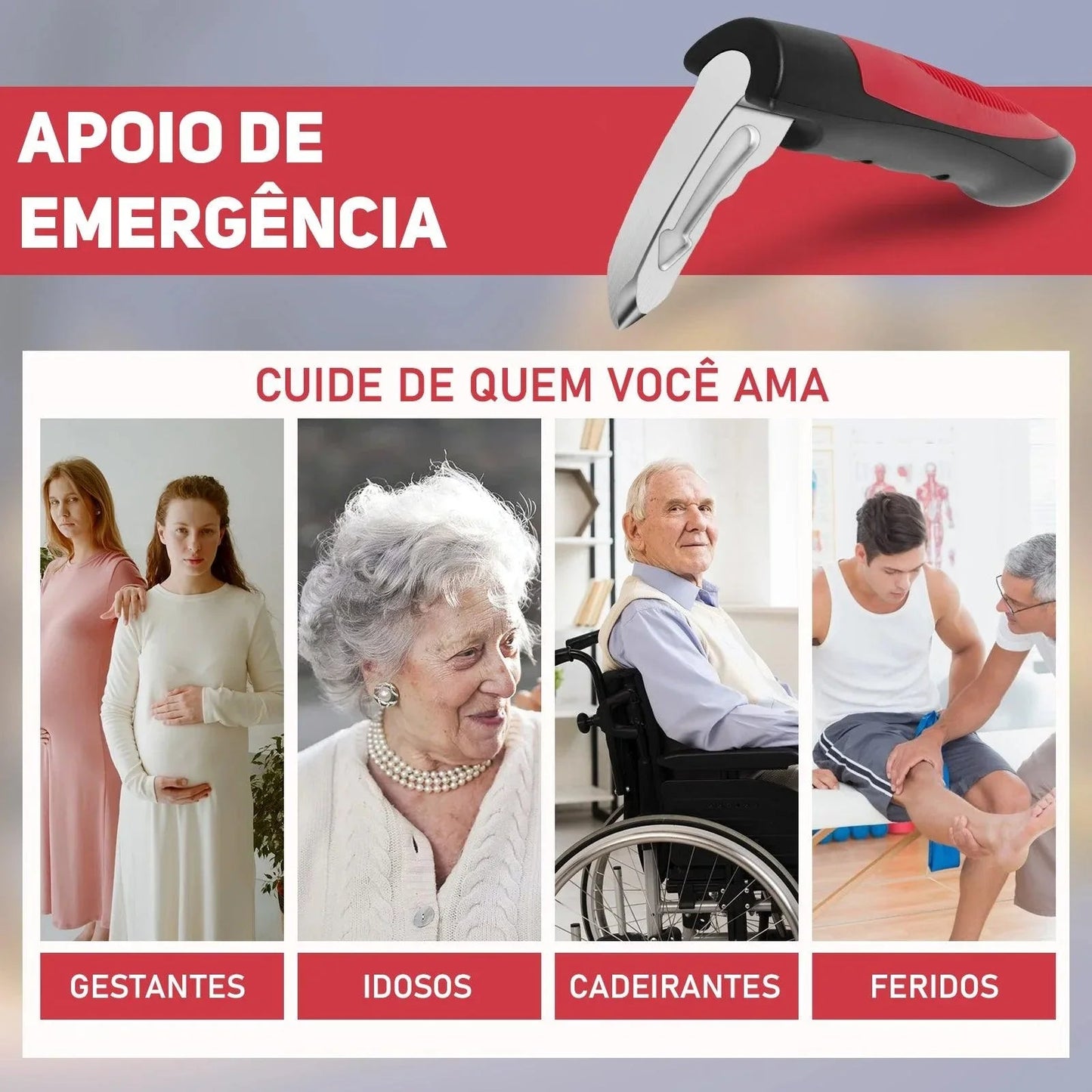 Apoio de Emergência Modern Lar™ / Segurança e Independência para Você e Seus Entes Queridos!