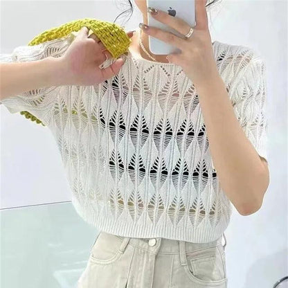 (Promoção Compre 1, Leve 2) Blusinhas Iolanda em Malha Estilo Tricô Artesanal!