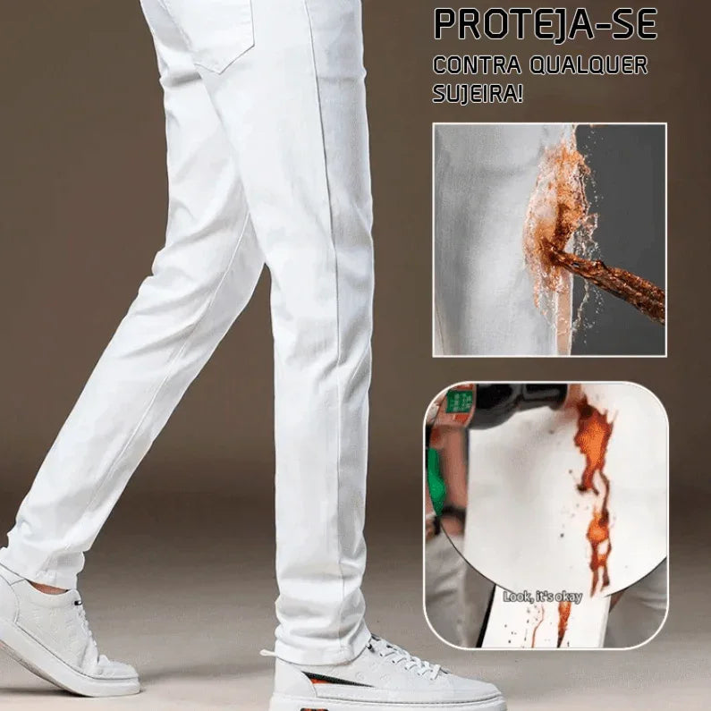 Calça Jeans Masculina Hércules™ Com Tecnologia Hidrofóbica/ A Escolha Definitiva em Resistência, Conforto e Estilo!