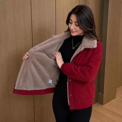 Jaqueta Celeste™ com Interior Peluciado Aconchegante Para os Dias Frios