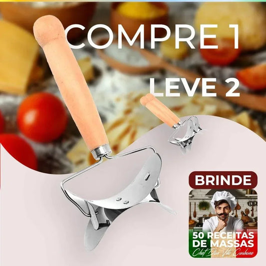 Cortador de Massas Modern House™ / Elimine o Esforço e Tenha Cortes Perfeitos com Conforto e Praticidade! (Compre 1 e Leve 2 + Ebook Exclusivo 50 Receitas de Massas do Chef Don Vito Carbone)