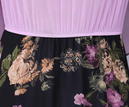 Vestido Flor de Pérola Design 2 em 1 em Chiffon Leve e Soltinho / A Combinação Perfeita Entre uma Blusinha e Saia Floral!