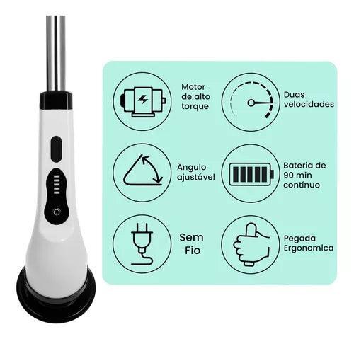 Escova Elétrica PowerBrush™ - Agilidade Máxima / Limpeza Profunda com Conforto!