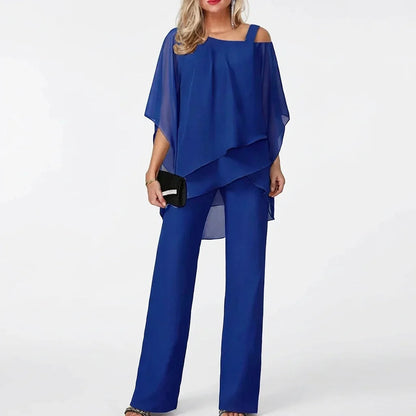 Conjunto Tóquio™ em Viscose Premium com Mangas Translúcidas