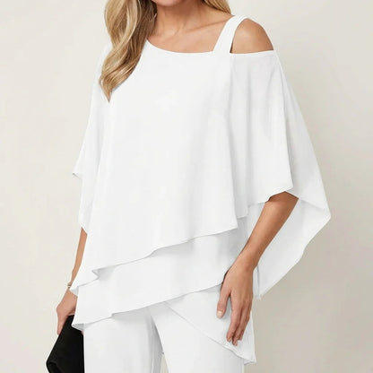 Conjunto Tóquio™ em Viscose Premium com Mangas Translúcidas