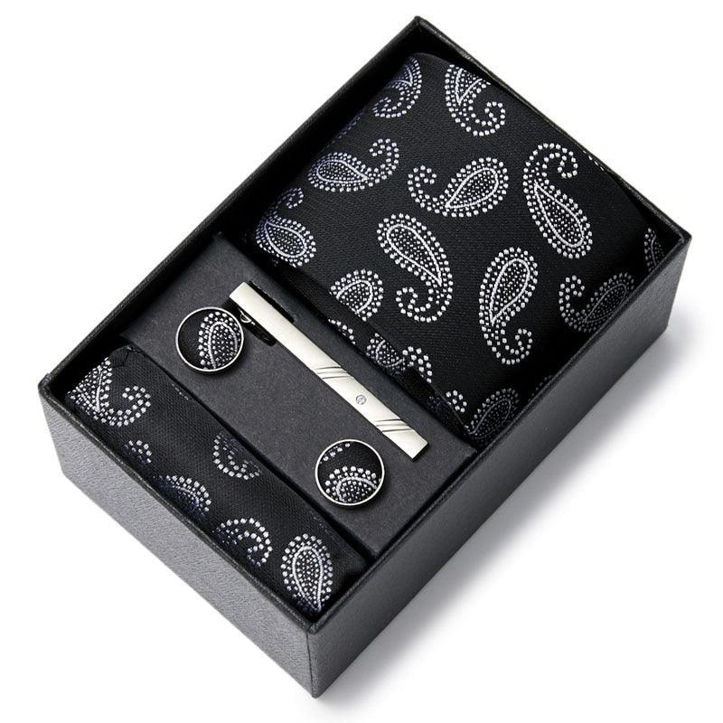 Kit de Alto Padrão Luxury Men / Gravata + Lenço + Abotoadura/  A Melhor opção Para Homens que Prezam Por um Estilo Sofisticado!