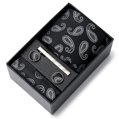 Kit de Alto Padrão Luxury Men / Gravata + Lenço + Abotoadura/  A Melhor opção Para Homens que Prezam Por um Estilo Sofisticado!