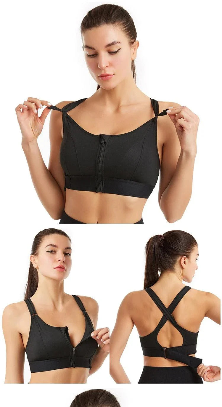 (Promoção Compre 3, Leve 5) Sutiã Esportivo AeroFlex™: Liberdade Ativa & Conforto Total!