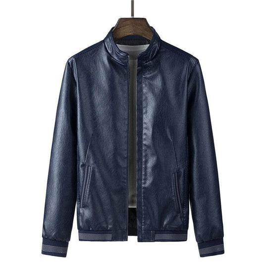 Jaqueta Masculina em Couro P.U - EleganceCoat / Encontre o Equilíbrio Perfeito entre Estilo e Conforto!