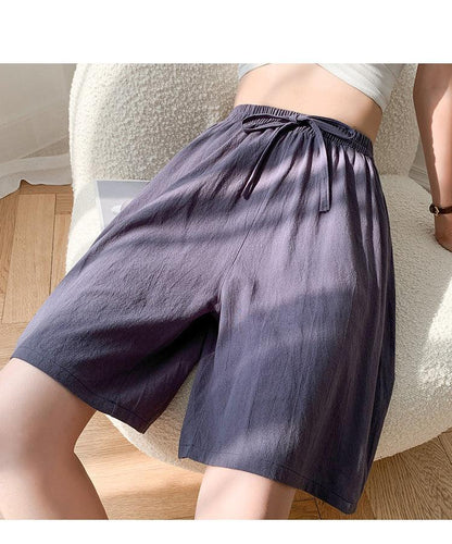 (Promoção Compre 2 e Leve 3) Shorts Veraneio Linho e Algodão: Frescor em Dobro & Estilo Casual!