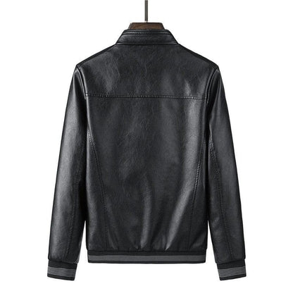 Jaqueta Masculina em Couro P.U - EleganceCoat / Encontre o Equilíbrio Perfeito entre Estilo e Conforto!