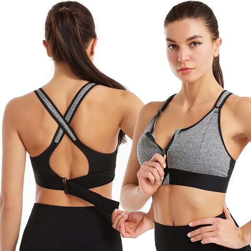 (Promoção Compre 3, Leve 5) Sutiã Esportivo AeroFlex™: Liberdade Ativa & Conforto Total!