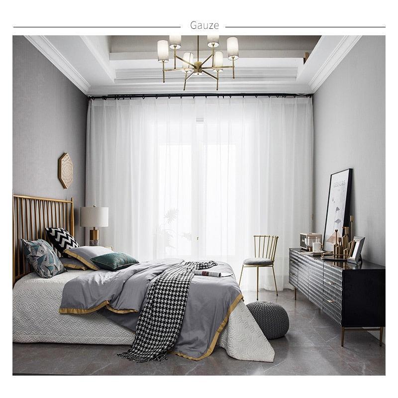 Cortina de Luxo Translúcida com Voil e forro Microfibra / Fino Acabamento perfeita para deixar seus Ambientes Bonitos e Aconchegantes!!!