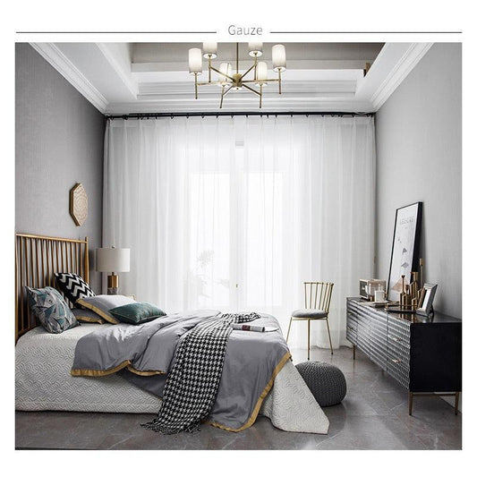 Cortina de Luxo Translúcida com Voil e forro Microfibra / Fino Acabamento perfeita para deixar seus Ambientes Bonitos e Aconchegantes!!!