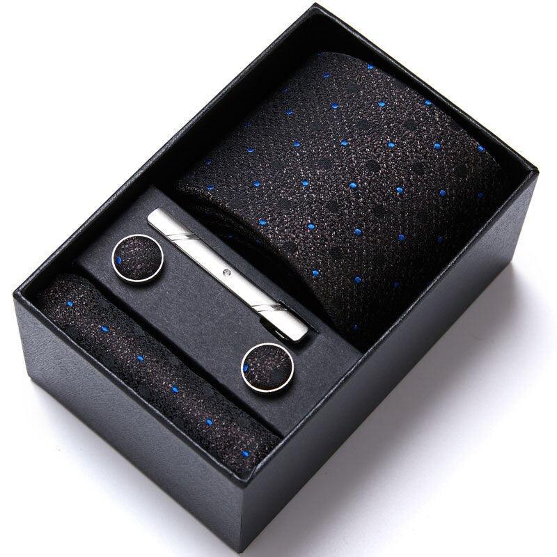 Kit de Alto Padrão Luxury Men / Gravata + Lenço + Abotoadura/  A Melhor opção Para Homens que Prezam Por um Estilo Sofisticado!