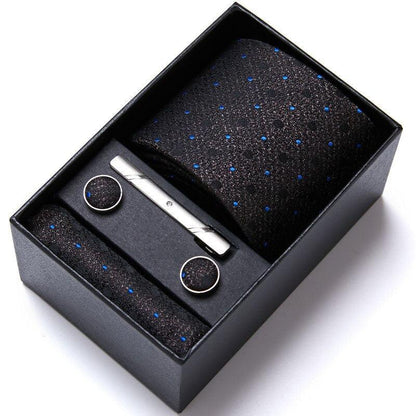 Kit de Alto Padrão Luxury Men / Gravata + Lenço + Abotoadura/  A Melhor opção Para Homens que Prezam Por um Estilo Sofisticado!