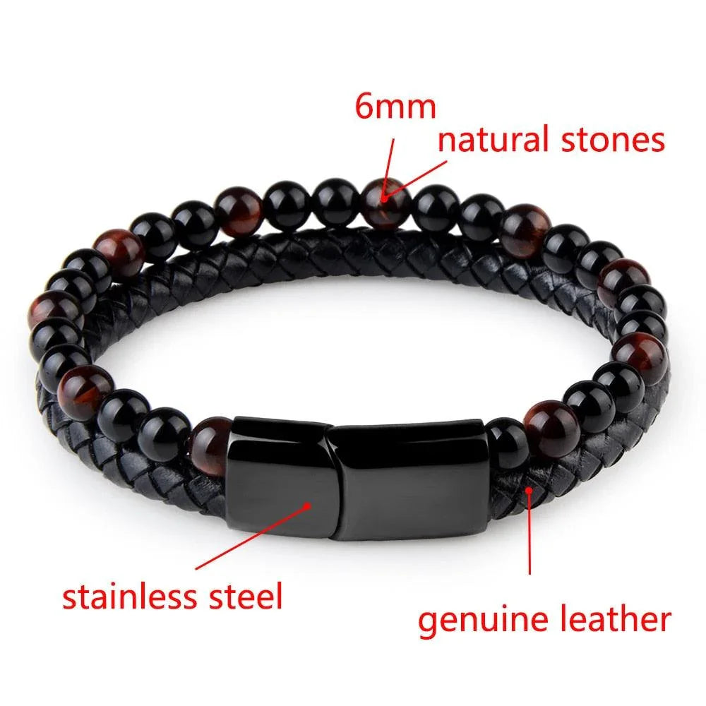 Bracelete Em Pedra Natural