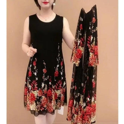 Conjunto SunFlower™ de Vestido + Cardigã / Conforto Igualável Até Nos Dias Mais Quentes!